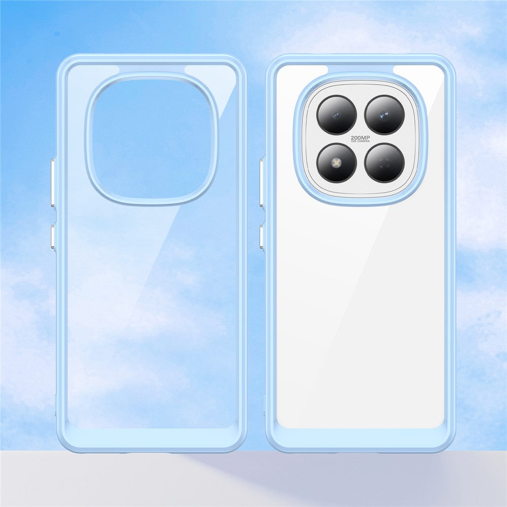 For Xiaomi Redmi Note 15 Pro 4G (Global) Case TPU + Acrylic Protective Clear Phone Cover - Blue