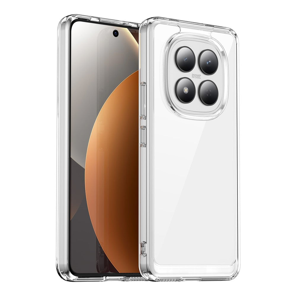 For Xiaomi Redmi Note 15 Pro 4G (Global) Case TPU + Acrylic Protective Clear Phone Cover - Transparent