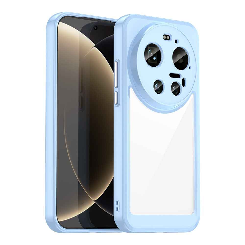 For Xiaomi 17 Ultra 5G Case TPU + Acrylic Protective Clear Phone Cover - Blue