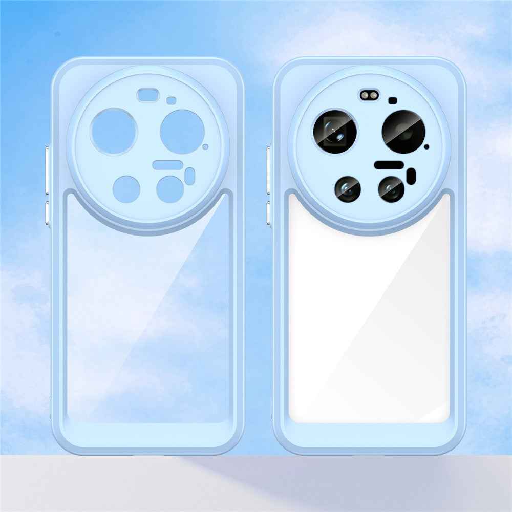 For Xiaomi 17 Ultra 5G Case TPU + Acrylic Protective Clear Phone Cover - Blue