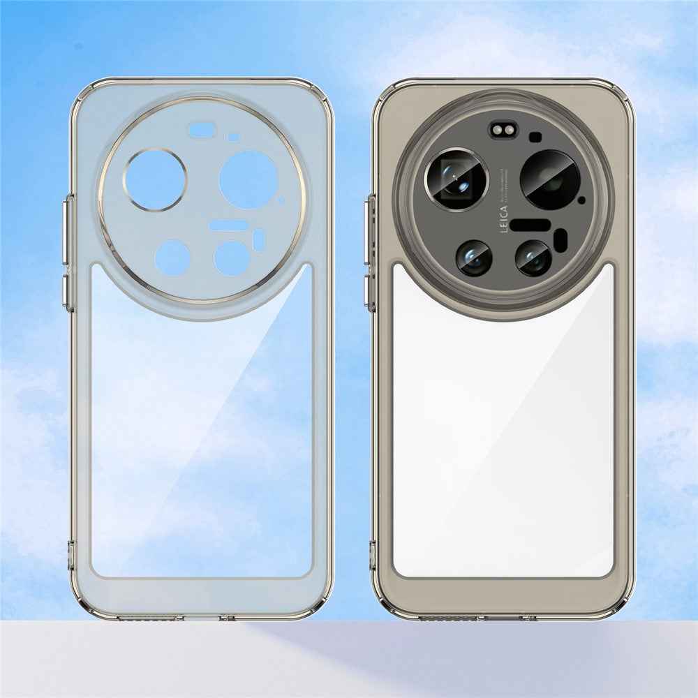 For Xiaomi 17 Ultra 5G Case TPU + Acrylic Protective Clear Phone Cover - Transparent Grey