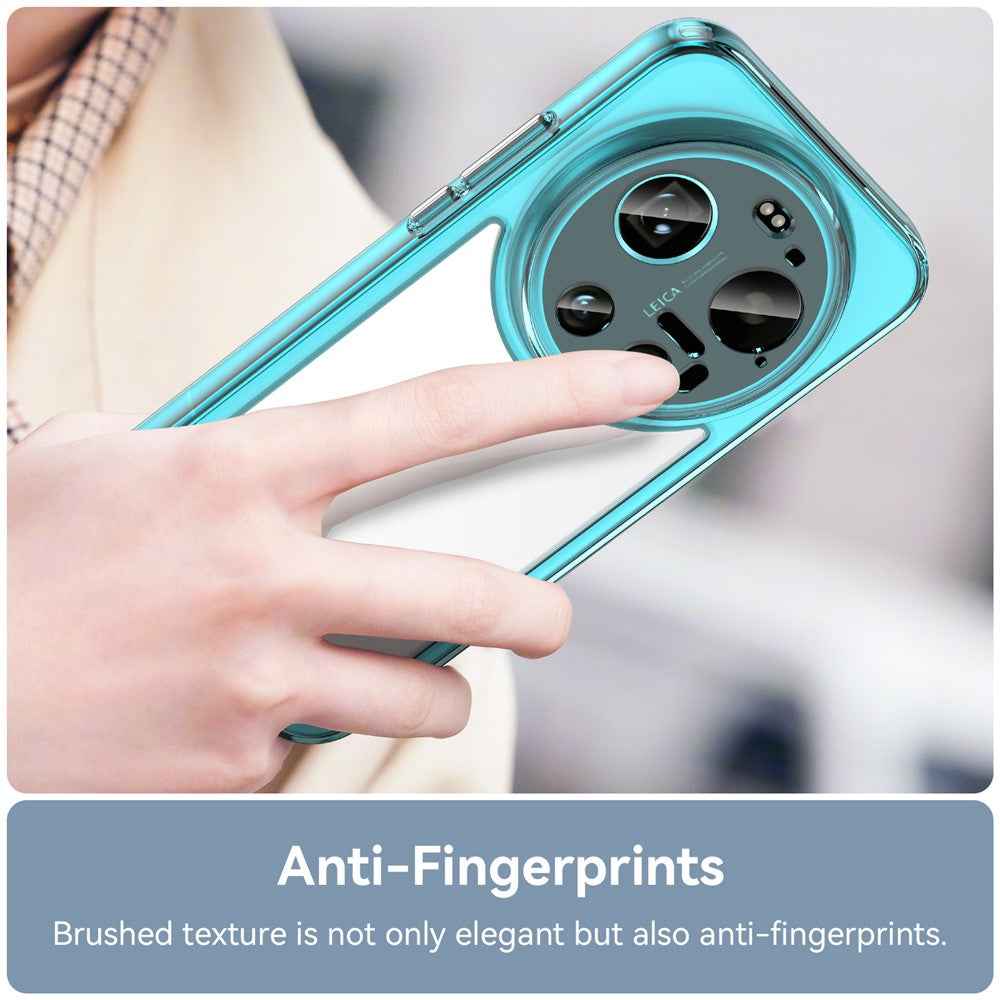 For Xiaomi 17 Ultra 5G Case TPU + Acrylic Protective Clear Phone Cover - Transparent Blue