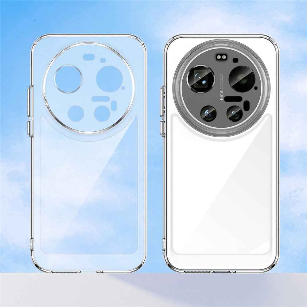 For Xiaomi 17 Ultra 5G Case TPU + Acrylic Protective Clear Phone Cover - Transparent