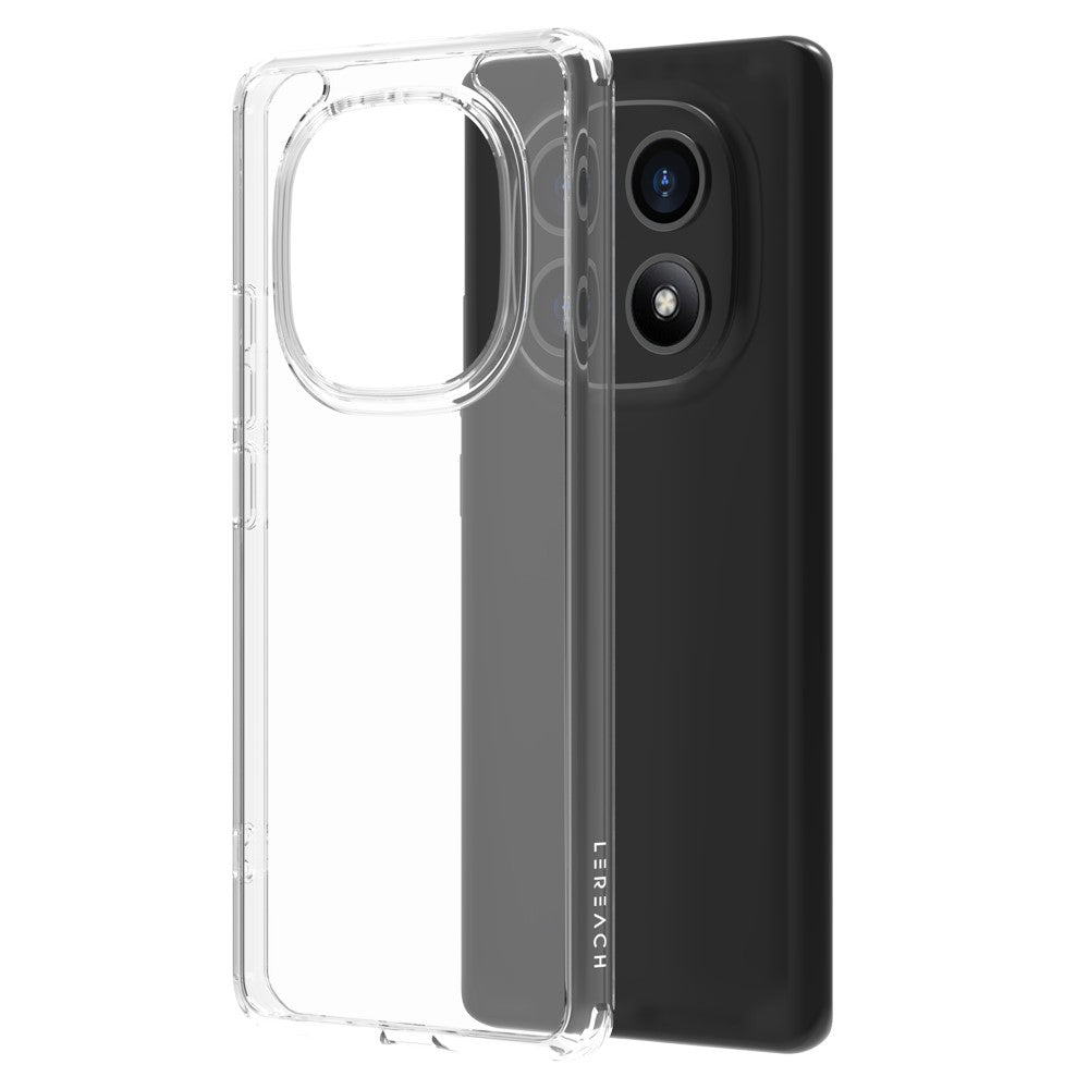 LEREACH TOC Series for Xiaomi Poco M8 5G / Redmi Note 15 5G (Global) / Poco M8 5G Case TPU + Acrylic Phone Cover - Transparent