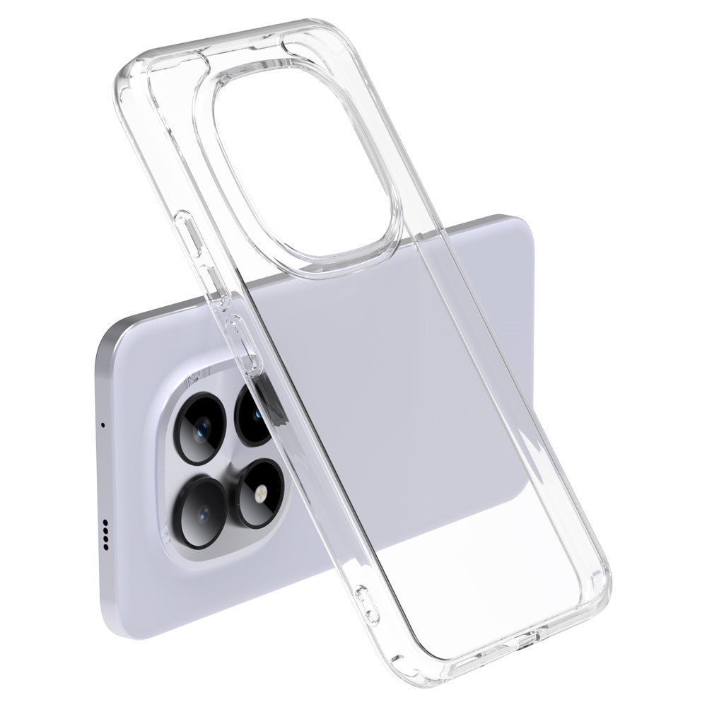 LEREACH TOC Series for Xiaomi Poco M8 Pro 5G / Redmi Note 15 Pro+ 5G (Global) Case TPU + Acrylic Phone Cover - Transparent