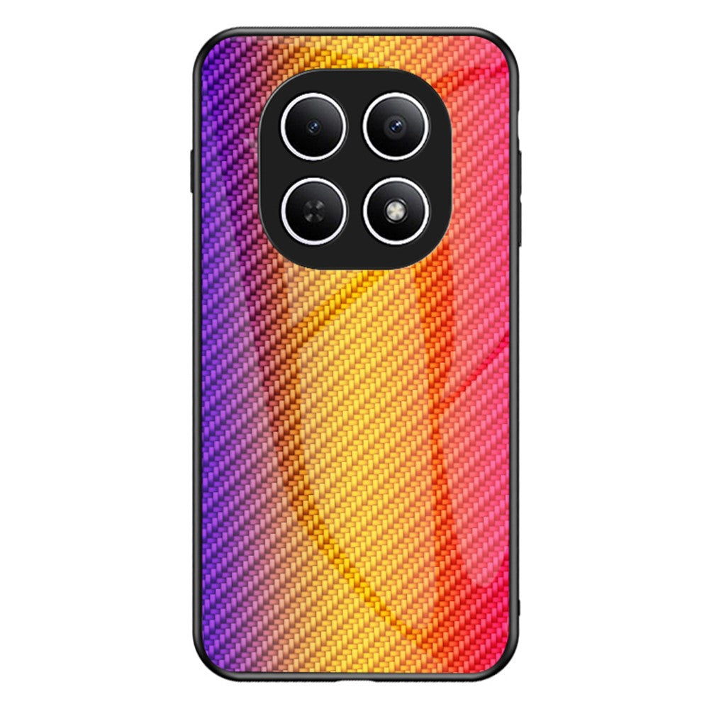 Phone Case For Xiaomi Poco M8 5G / Redmi Note 15 5G (Global) Tempered Glass Shockproof Phone Cover - Golden Fiber