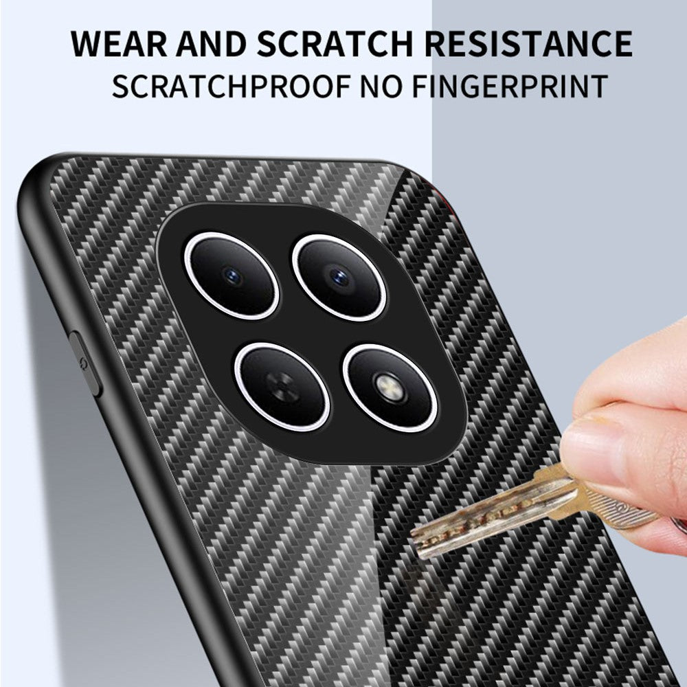 Phone Case For Xiaomi Poco M8 5G / Redmi Note 15 5G (Global) Tempered Glass Shockproof Phone Cover - Blue Fiber