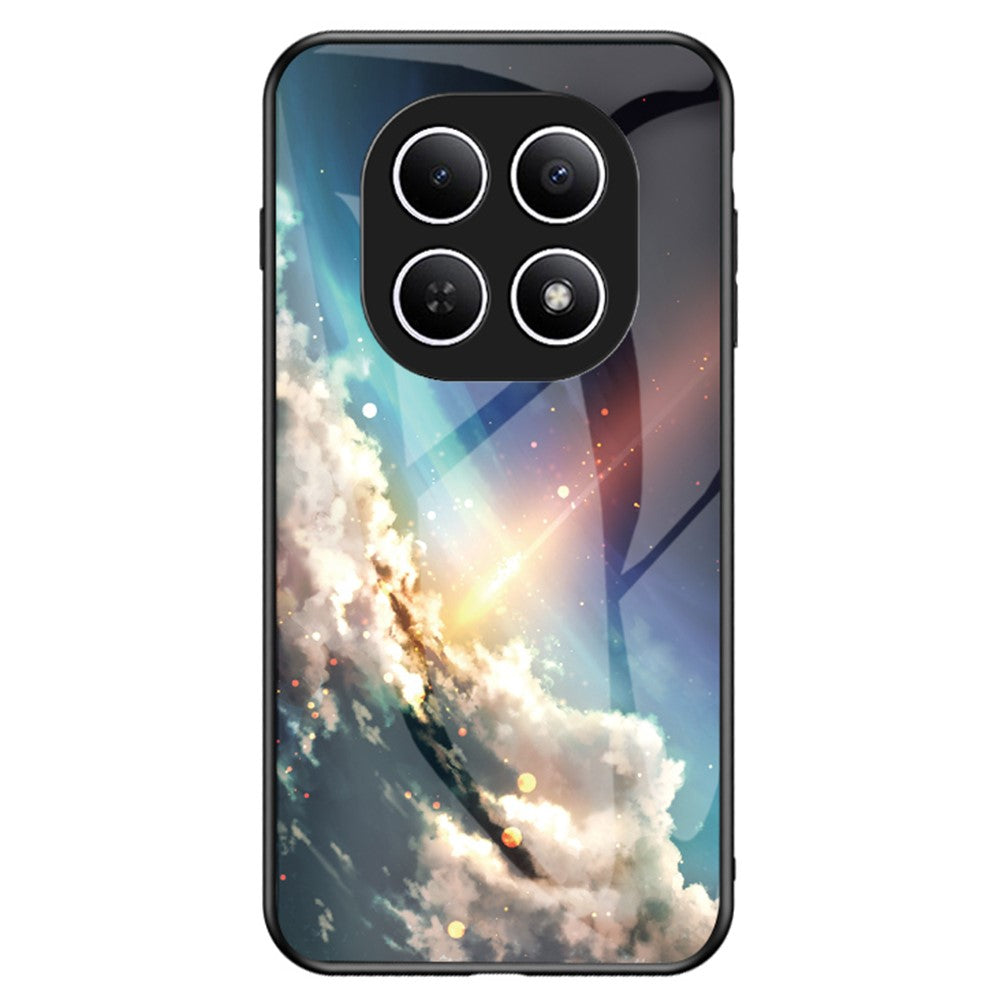 Phone Case For Xiaomi Poco M8 5G / Redmi Note 15 5G (Global) Starry Sky Pattern Tempered Glass Phone Cover - Bright Starry Sky