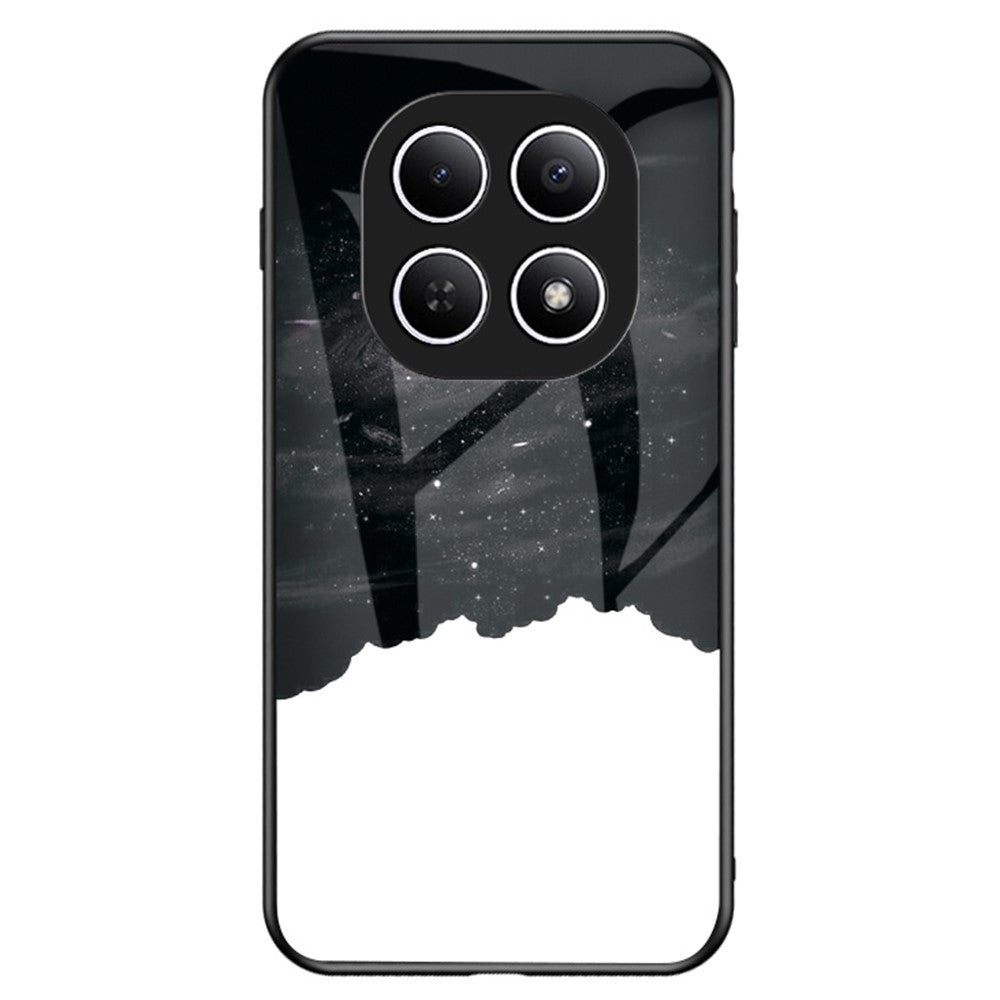 Phone Case For Xiaomi Poco M8 5G / Redmi Note 15 5G (Global) Starry Sky Pattern Tempered Glass Phone Cover - Cosmic Starry Sky