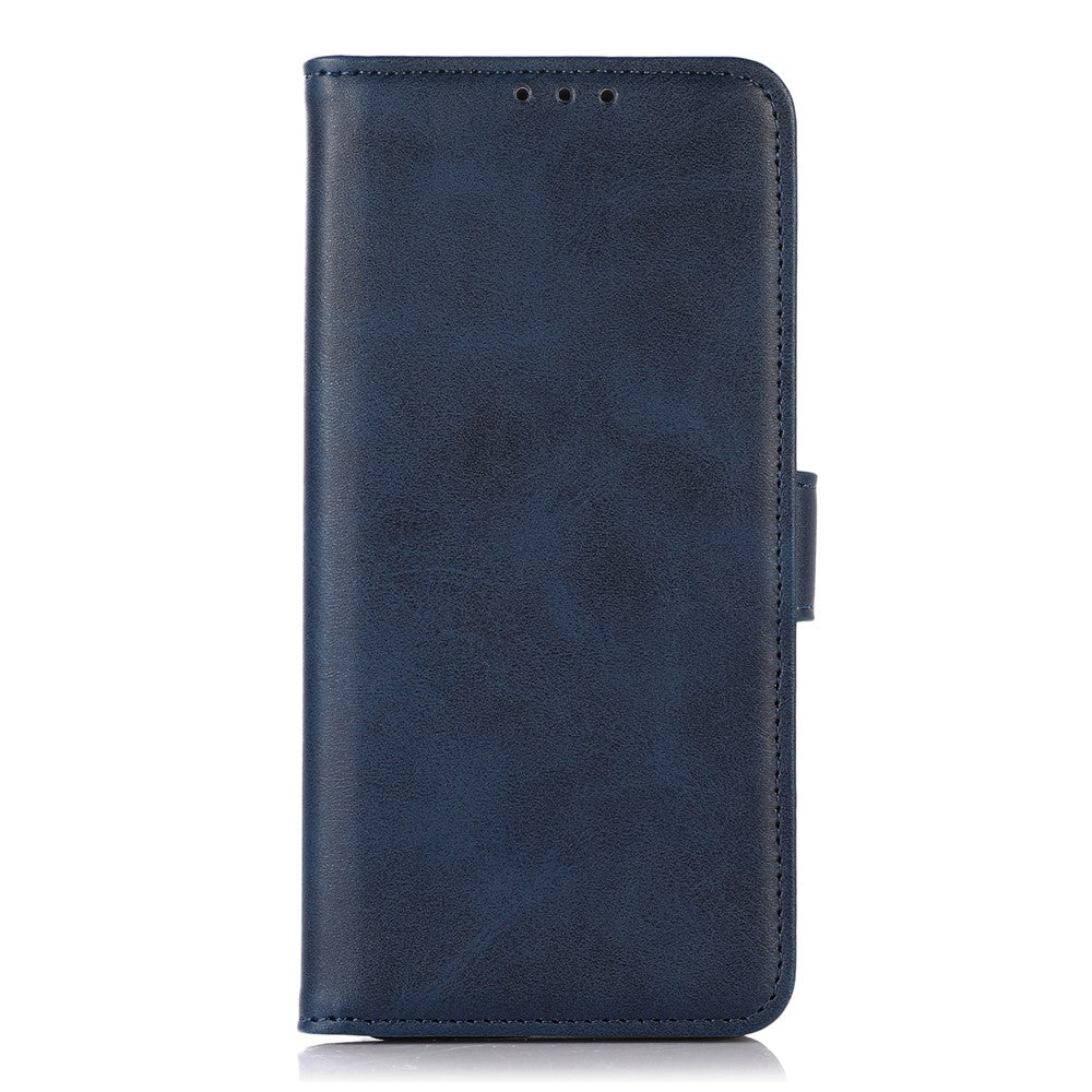 For Xiaomi Redmi Note 15 Pro 4G (Global) Case Cowhide Texture Leather Wallet Phone Cover with Stand - Blue