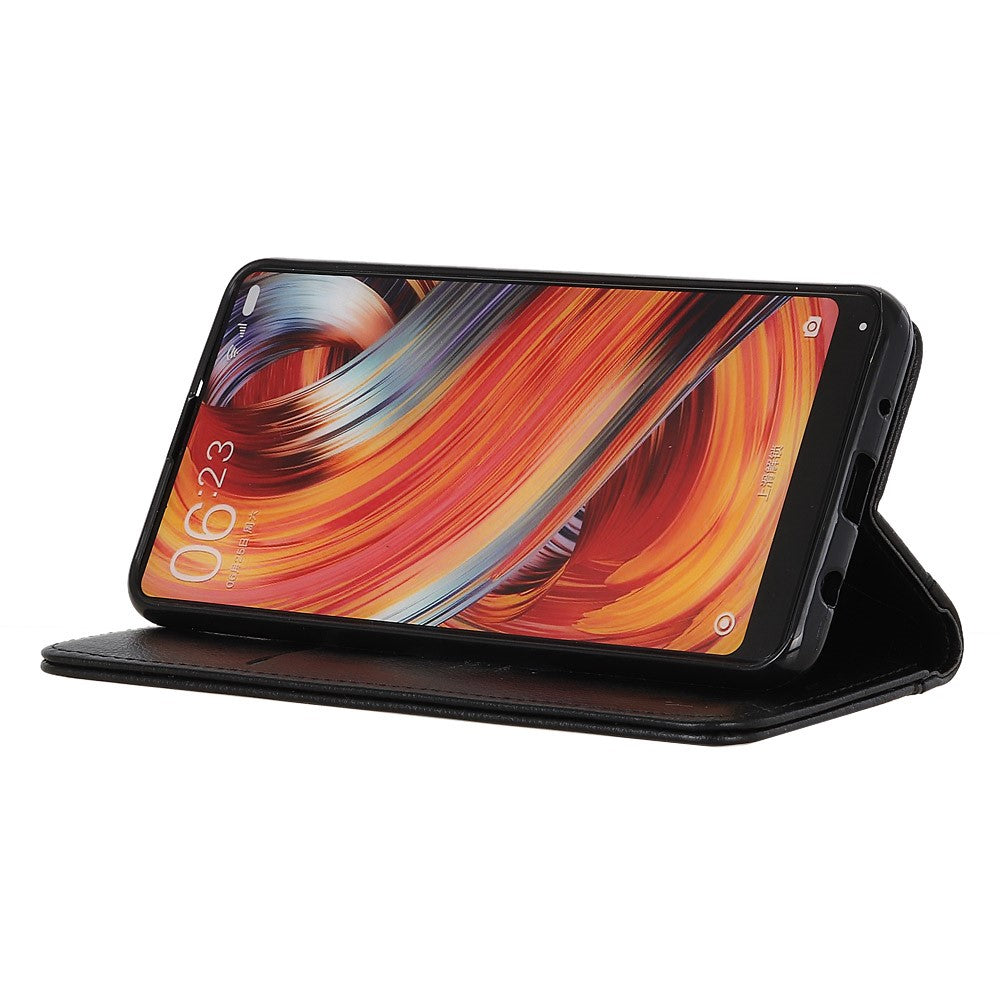For Xiaomi Redmi Note 15 Pro 4G (Global) Stand Case Split Leather Litchi Texture Wallet Phone Cover - Black