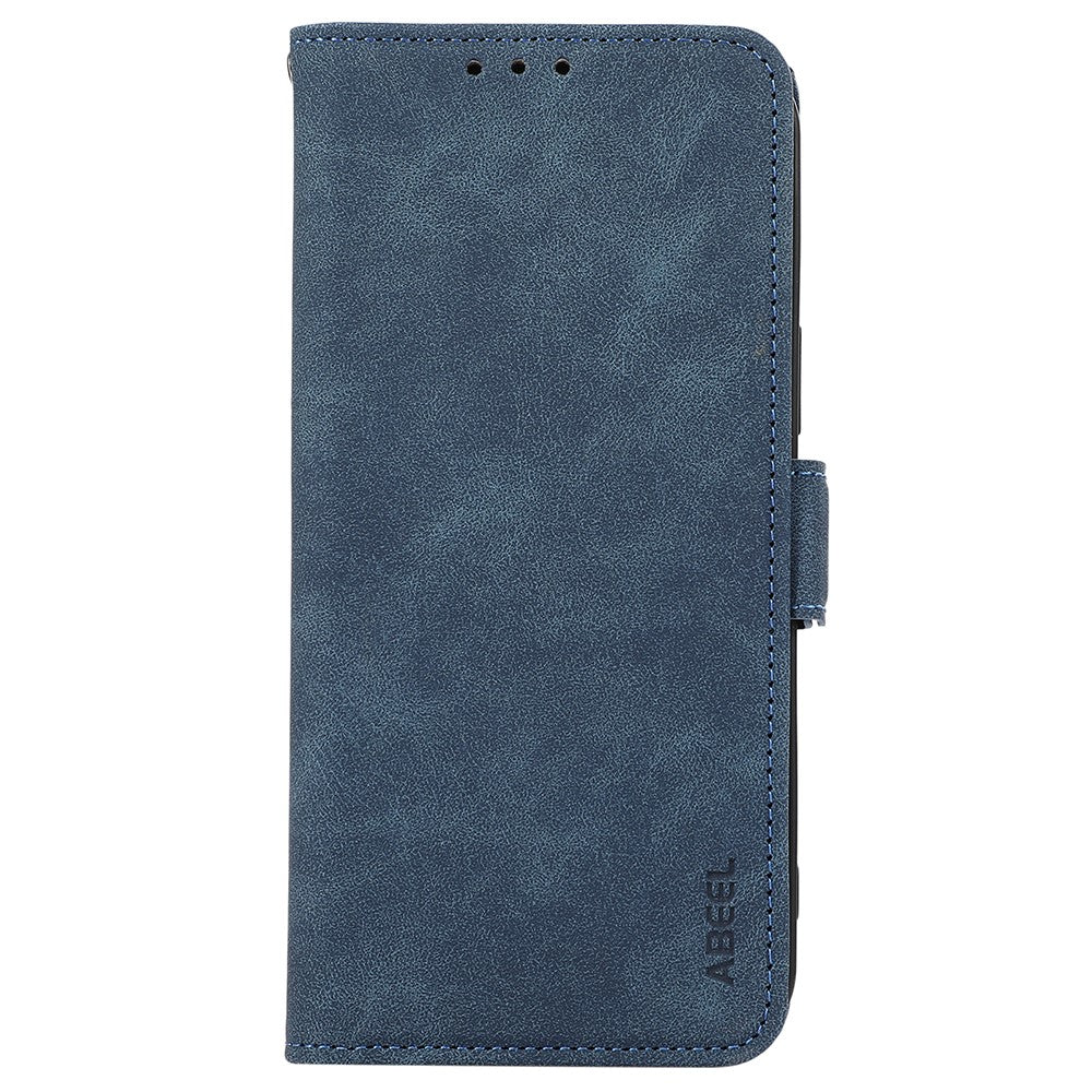 ABEEL For Xiaomi Redmi Note 15 Pro 4G (Global) Case PU Leather Folio Stand View RFID Blocking Phone Cover - Blue