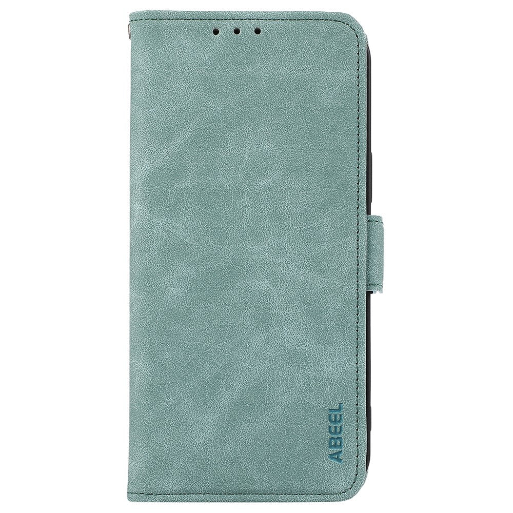ABEEL For Xiaomi Redmi Note 15 Pro 4G (Global) Case PU Leather Folio Stand View RFID Blocking Phone Cover - Baby Blue