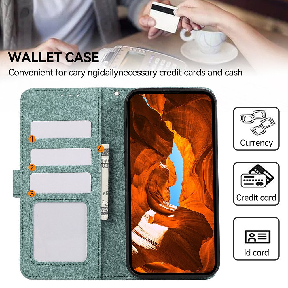 ABEEL For Xiaomi Redmi Note 15 Pro 4G (Global) Case Color Splicing Leather Flip Phone Cover RFID Blocking - Baby Blue