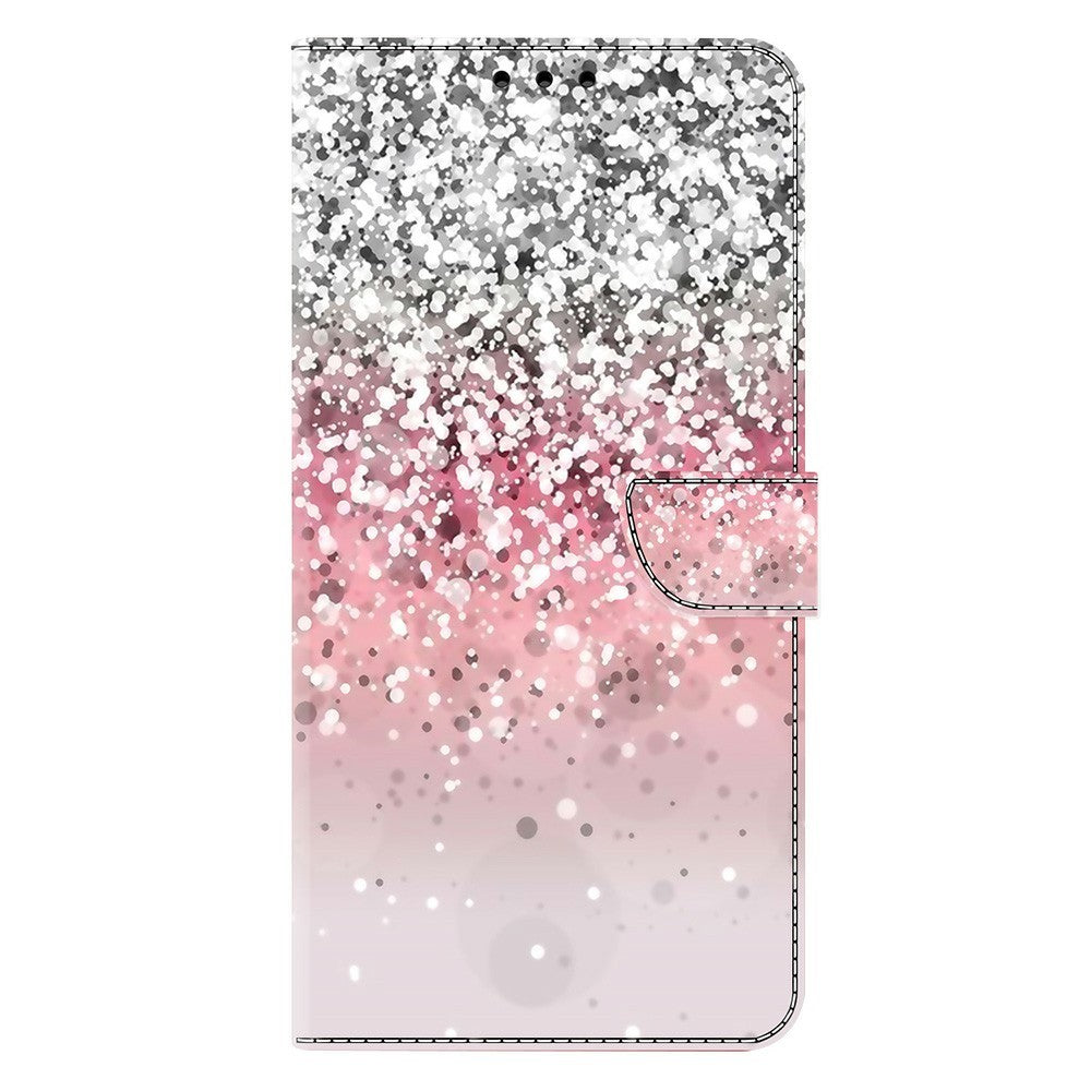 Wallet Case For Xiaomi Poco M8 5G / Redmi Note 15 5G (Global) / 15 4G (Global) Magnetic Clasp 3D Pattern Leather Phone Cover - Gradient