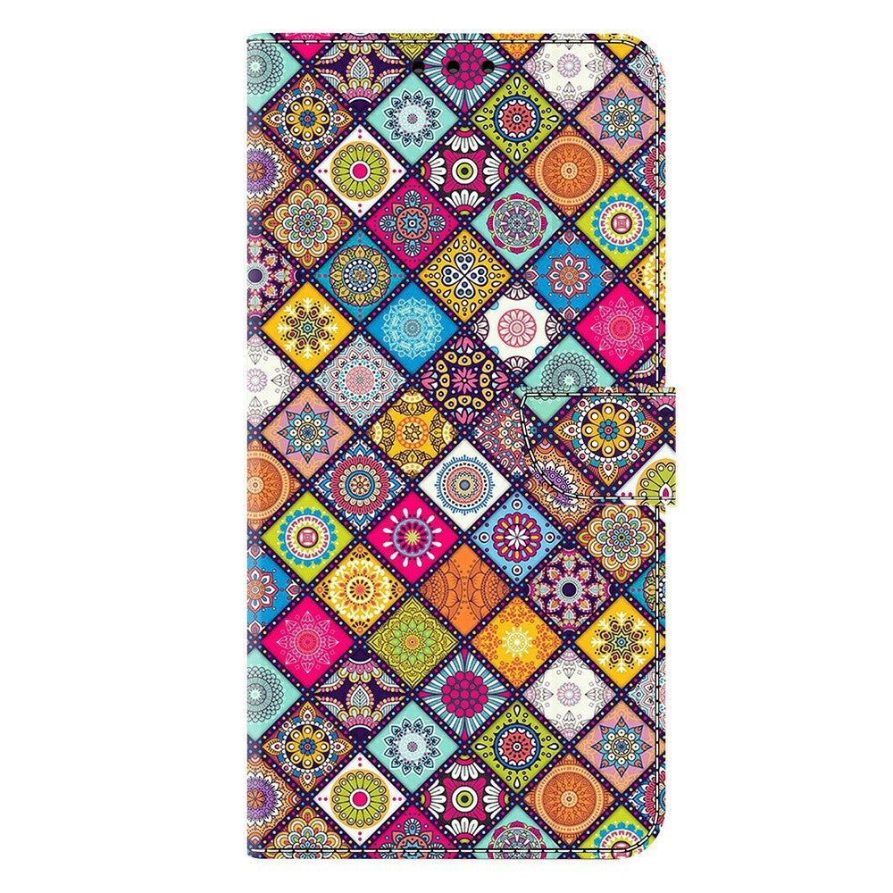 Phone Case For Xiaomi Poco M8 5G / Redmi Note 15 5G (Global) / 15 4G (Global) Pattern Printed TPU + PU Leather Flip Cover with Card Slot - Colorful Leather