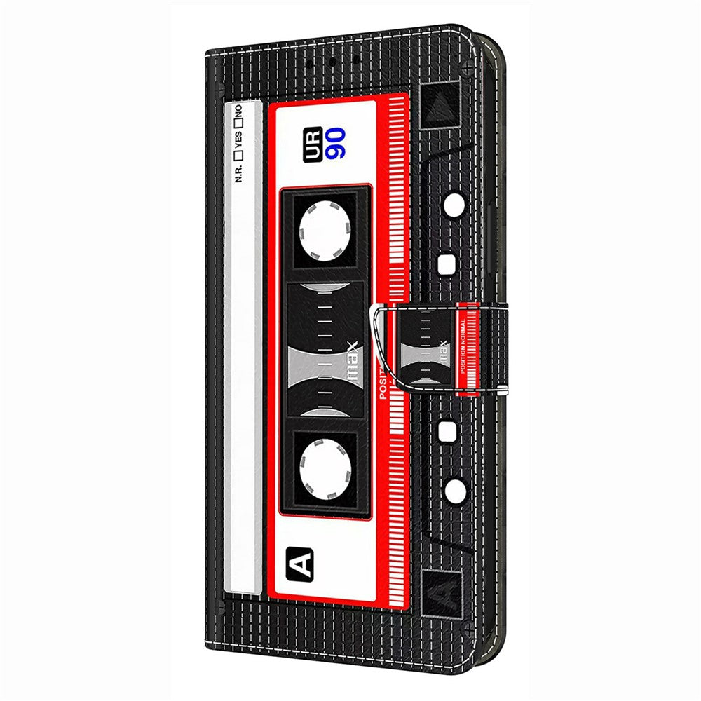 Wallet Case For Xiaomi Poco M8 5G / Redmi Note 15 5G (Global) / 15 4G (Global) Pattern Printing Stand Leather Flip Phone Cover - Tape