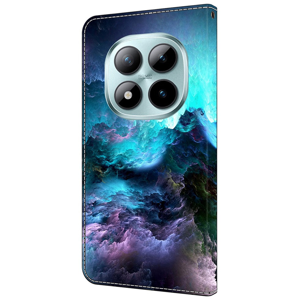 Leather Case For Xiaomi Poco M8 5G / Redmi Note 15 5G (Global) / 15 4G (Global) Pattern Printing Stand Flip Phone Cover - Colorful