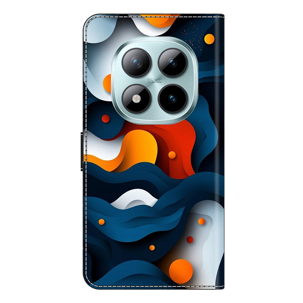 Wallet Case For Xiaomi Poco M8 5G / Redmi Note 15 5G (Global) / 15 4G (Global) Stand Pattern Printing PU Leather Flip Phone Cover - Gradient