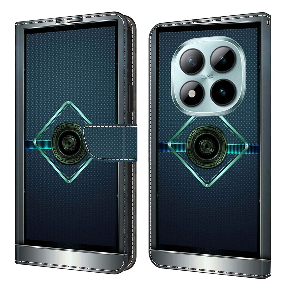 Wallet Case For Xiaomi Poco M8 5G / Redmi Note 15 5G (Global) / 15 4G (Global) Stand Pattern Printing PU Leather Flip Phone Cover - Fantasy Future