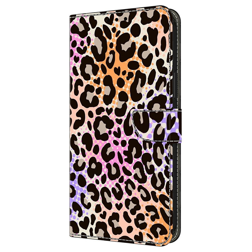 Wallet Case For Xiaomi Poco M8 5G / Redmi Note 15 5G (Global) / 15 4G (Global) Pattern Printing PU Leather Flip Stand Phone Cover - Spotted Leopard Print