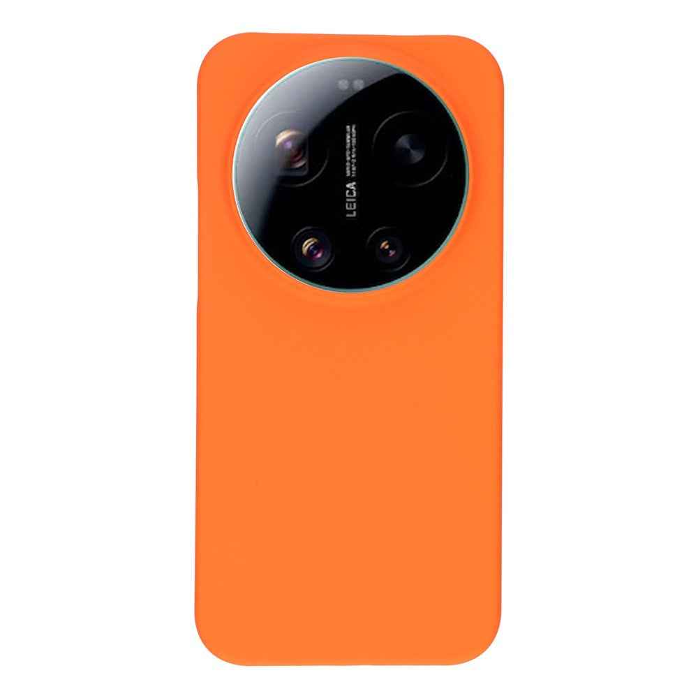 For Xiaomi 17 Ultra 5G Case Hard PC Drop Proof Frosted Minimalist Phone Cover - Orange
