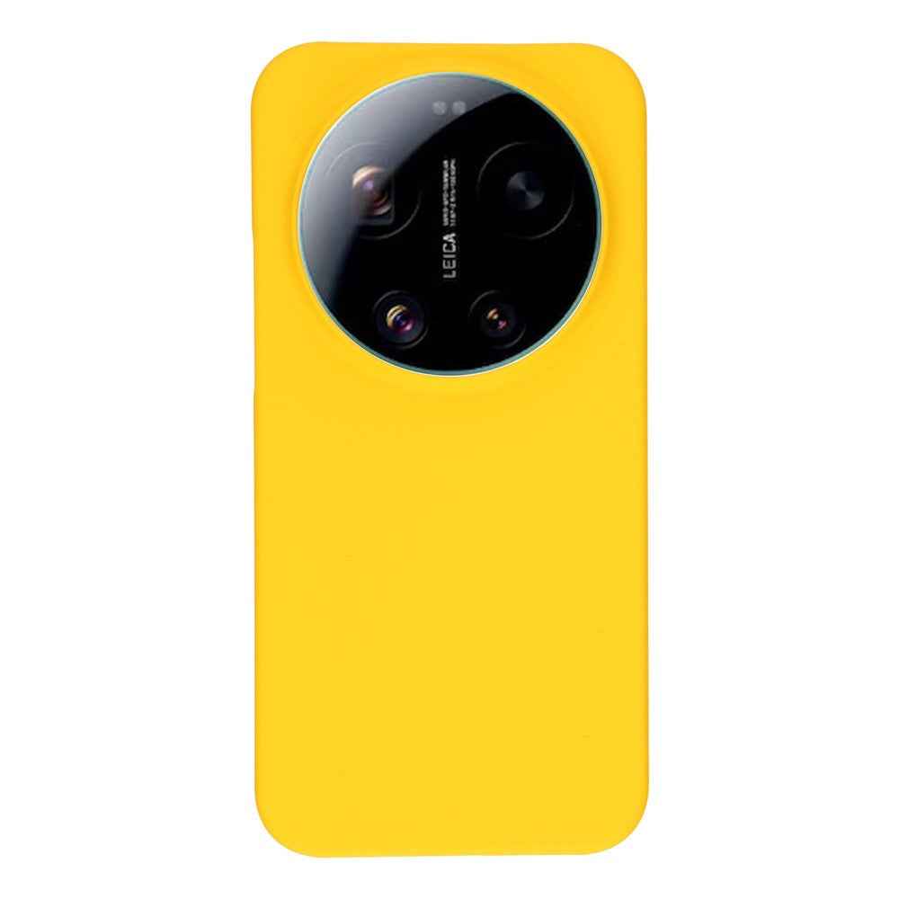 For Xiaomi 17 Ultra 5G Case Hard PC Drop Proof Frosted Minimalist Phone Cover - Yellow