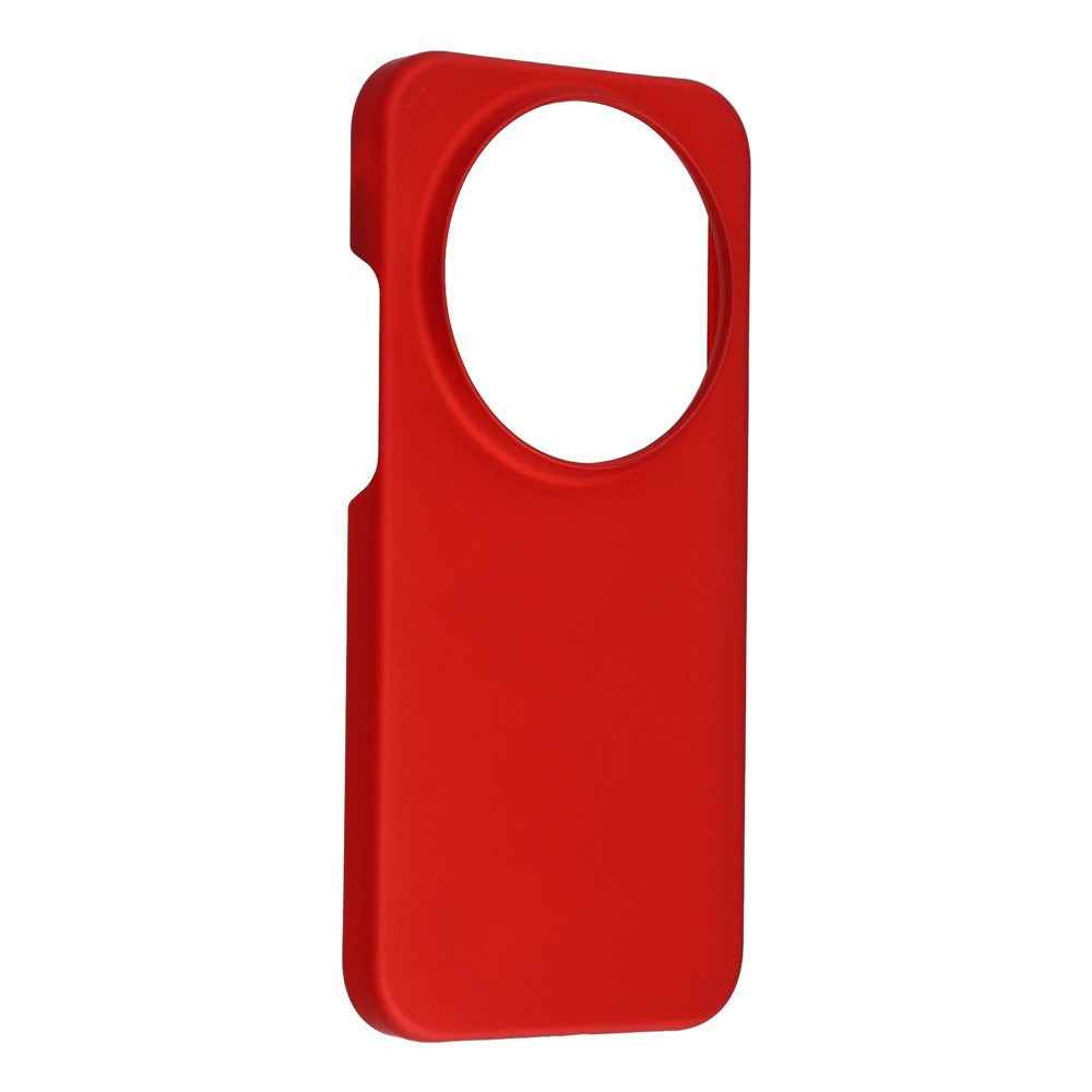 For Xiaomi 17 Ultra 5G Case Hard PC Drop Proof Frosted Minimalist Phone Cover - Red