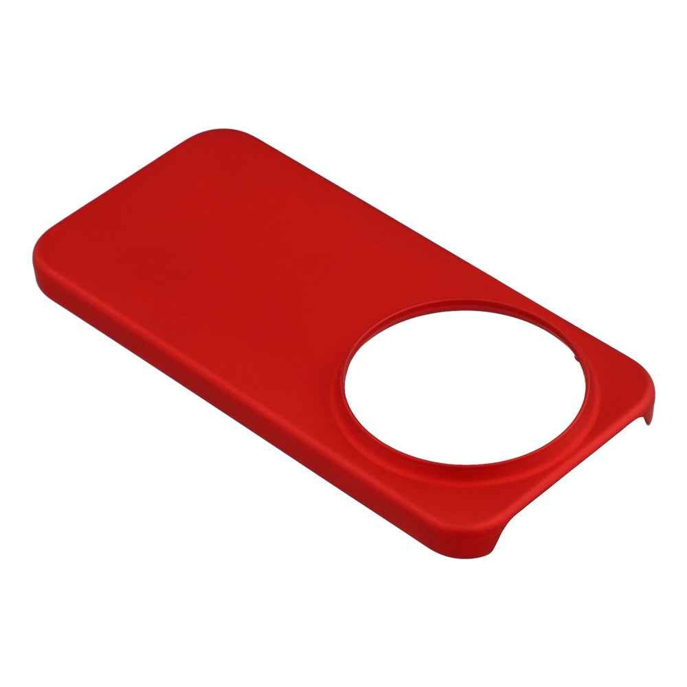 For Xiaomi 17 Ultra 5G Case Hard PC Drop Proof Frosted Minimalist Phone Cover - Red
