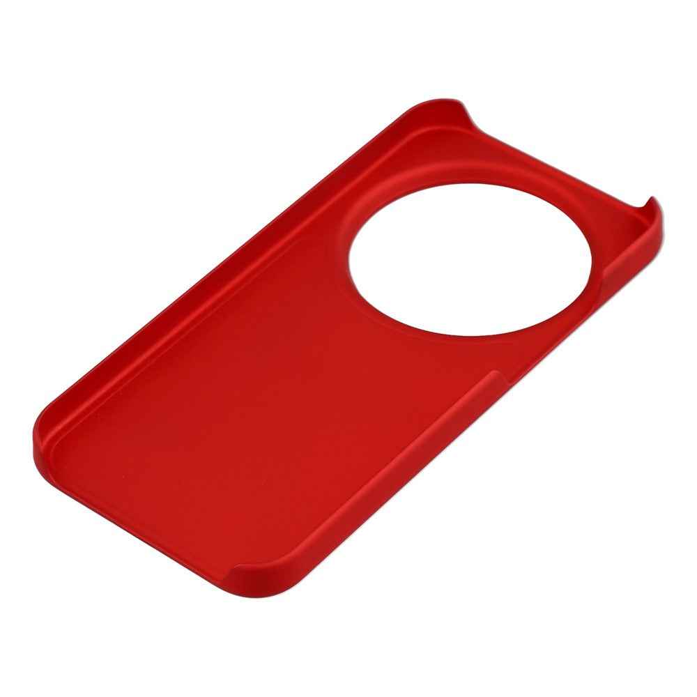 For Xiaomi 17 Ultra 5G Case Hard PC Drop Proof Frosted Minimalist Phone Cover - Red