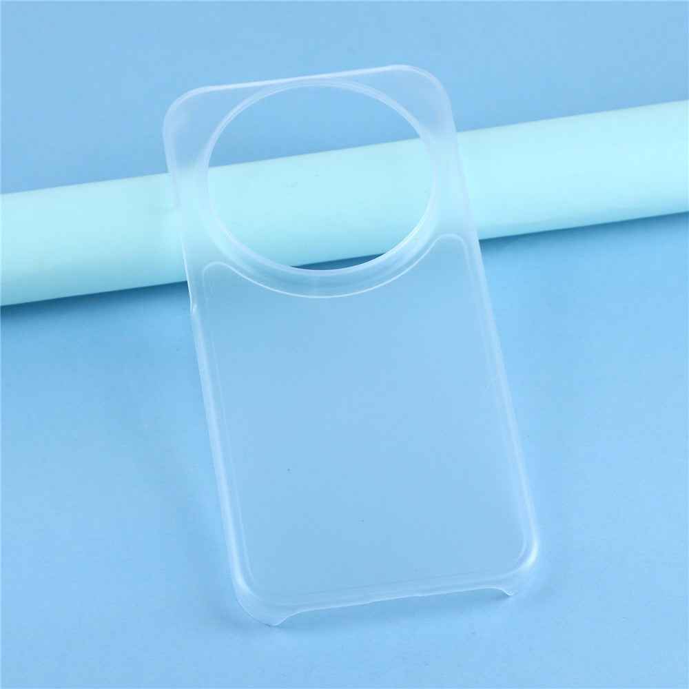 For Xiaomi 17 Ultra 5G Case Hard PC Drop Proof Frosted Minimalist Phone Cover - Transparent