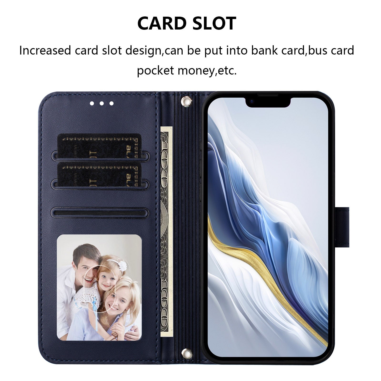 For Xiaomi Redmi Note 15 Pro 4G (Global) Leather Case Wallet Stand Phone Cover with Wrist Strap - Blue