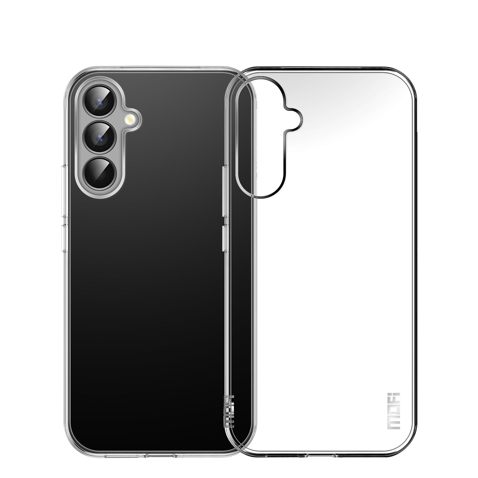 For Samsung Galaxy A57 5G Clear Phone Case MOFI Ultra-Thin TPU Phone Back Cover - Transparent