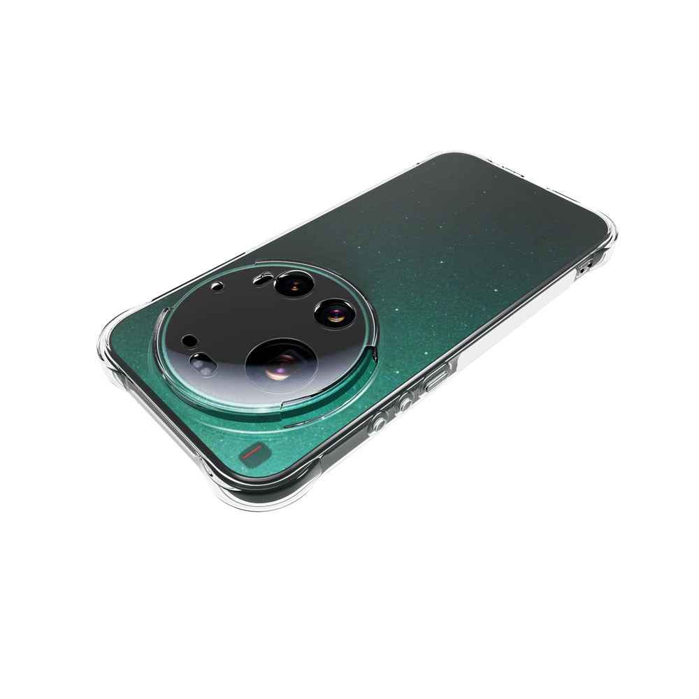 For Xiaomi 17 Ultra 5G TPU Case WANLONFENG WL2 Series 2.0mm Phone Cover with 2Pcs Tempered Glass Films - Transparent