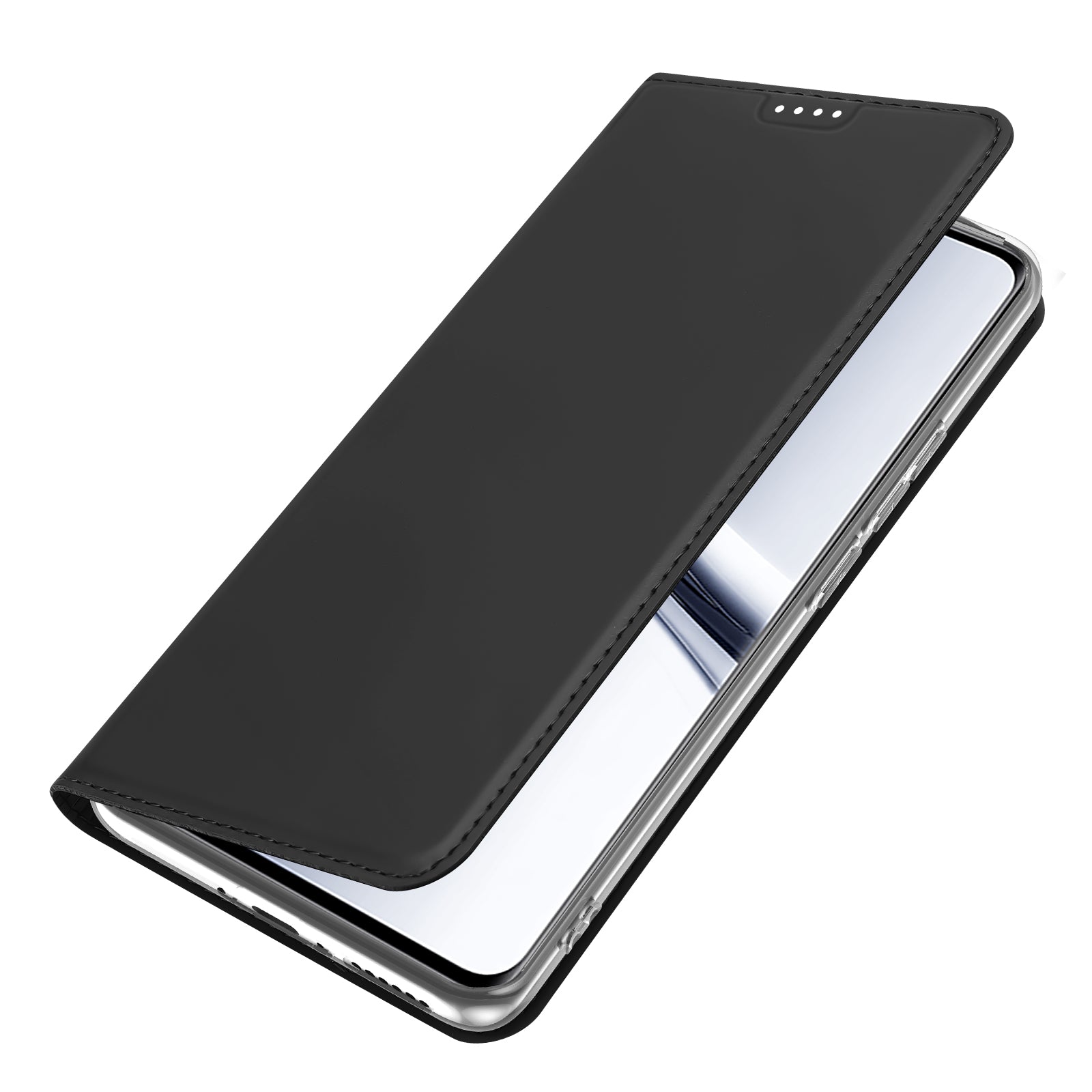 For Xiaomi Poco M8 5G / Redmi Note 15 5G (Global) / 15 4G (Global) Case DUX DUCIS Skin Pro Series Leather Stand Cover Card Holder - Black