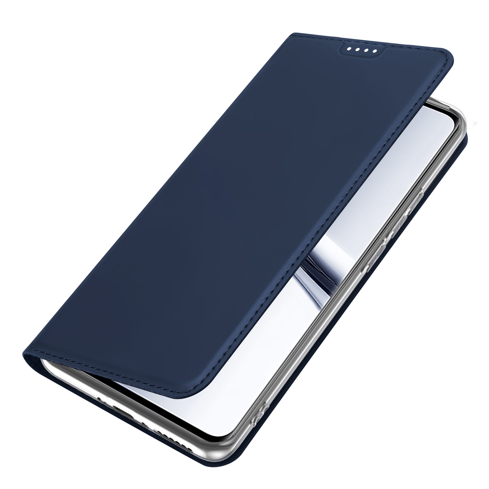 For Xiaomi Poco M8 5G / Redmi Note 15 5G (Global) / 15 4G (Global) Case DUX DUCIS Skin Pro Series Leather Stand Cover Card Holder - Blue
