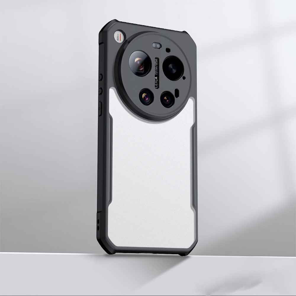 XUNDD For Xiaomi 17 Ultra 5G Case Dropproof TPU + Acrylic Clear Back Phone Cover - Black