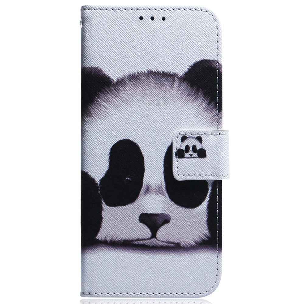 For Samsung Galaxy A57 5G Wallet Case Pattern Print Leather Phone Cover - Panda