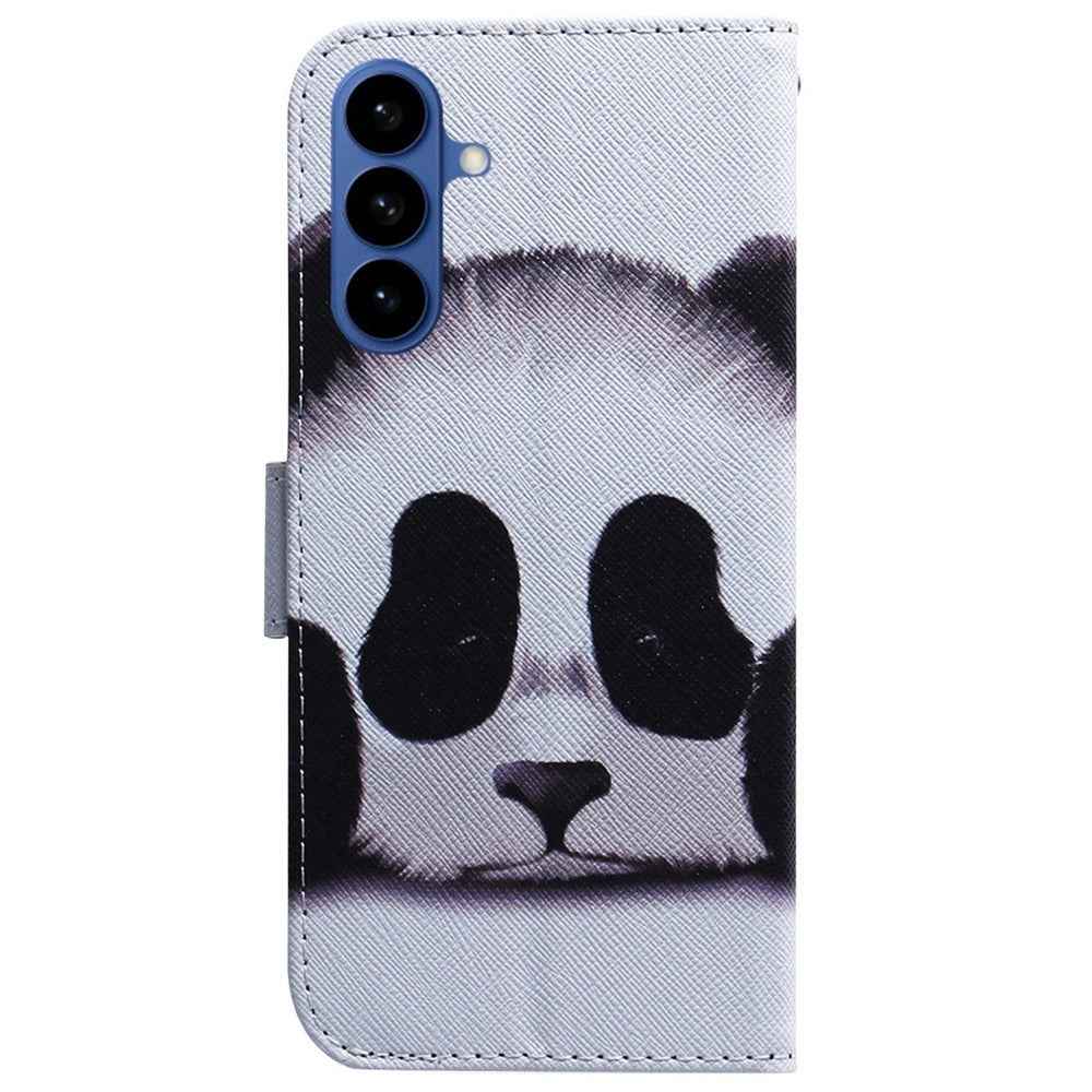 For Samsung Galaxy A57 5G Wallet Case Pattern Print Leather Phone Cover - Panda