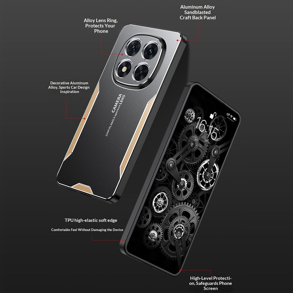 For Xiaomi Redmi Note 15 Pro 4G (Global) Phone Case Aluminium Alloy TPU PC Back Cover - Silver
