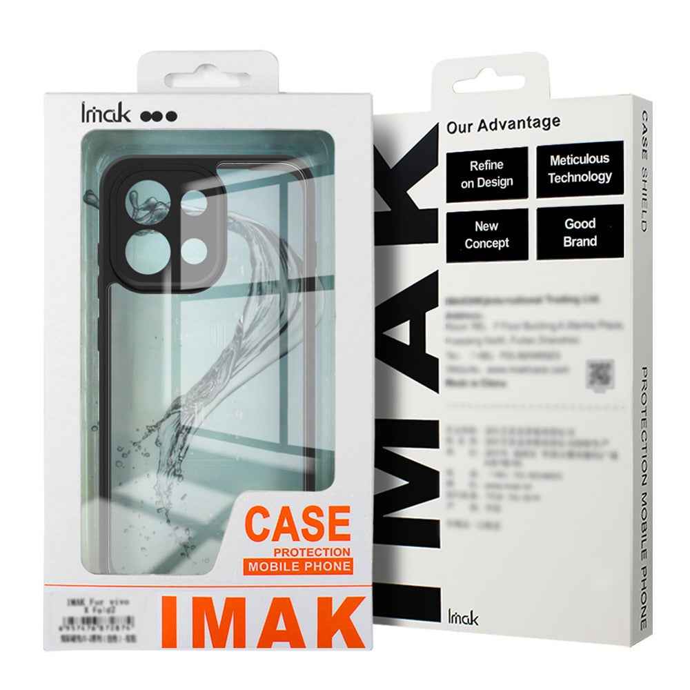 IMAK UX-9A Series For Samsung Galaxy A57 5G Case TPU PC Phone Cover Reinforced Corners - Transparent