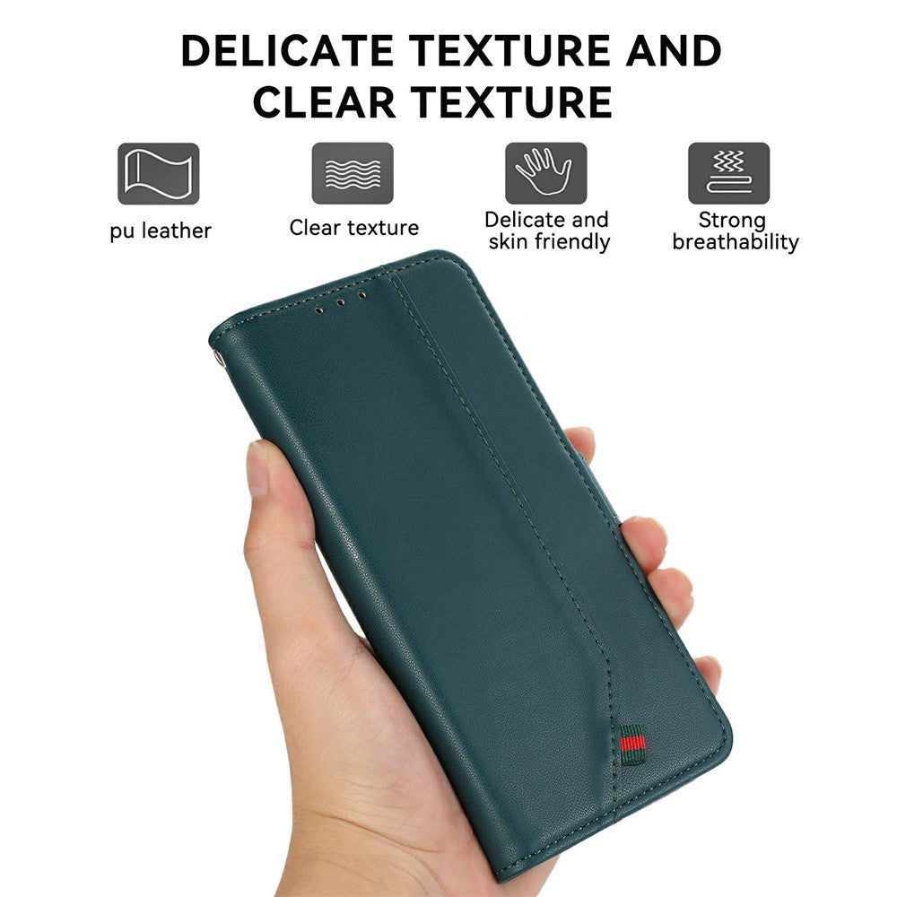 For Xiaomi Redmi Note 15 Pro+ 5G (Global)  /  Poco M8 Pro 5G Case RFID Blocking Flip Leather Phone Cover - Green
