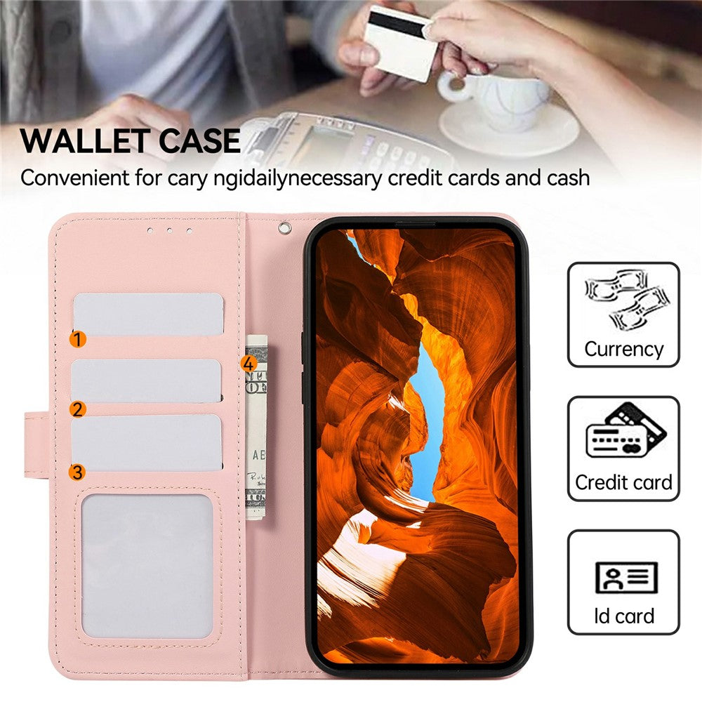 For Xiaomi Redmi Note 15 Pro 4G (Global) Case RFID Blocking Flip Leather Phone Cover - Pink