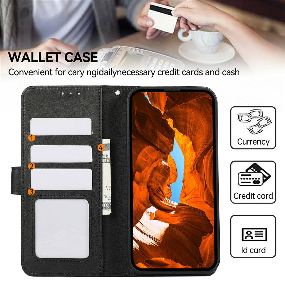 For Xiaomi Redmi Note 15 Pro 4G (Global) Case RFID Blocking Flip Leather Phone Cover - Black