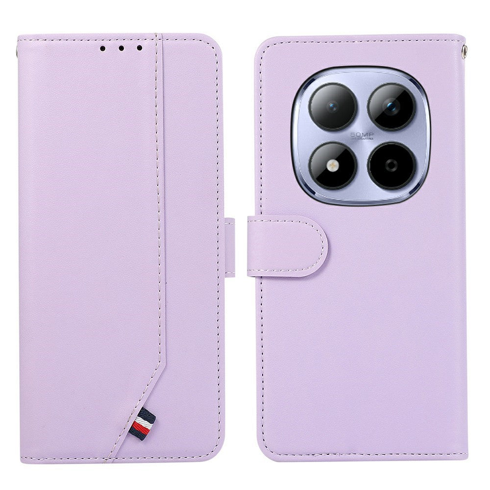 For Xiaomi Redmi Note 15 Pro 4G (Global) Case RFID Blocking Flip Leather Phone Cover - Purple