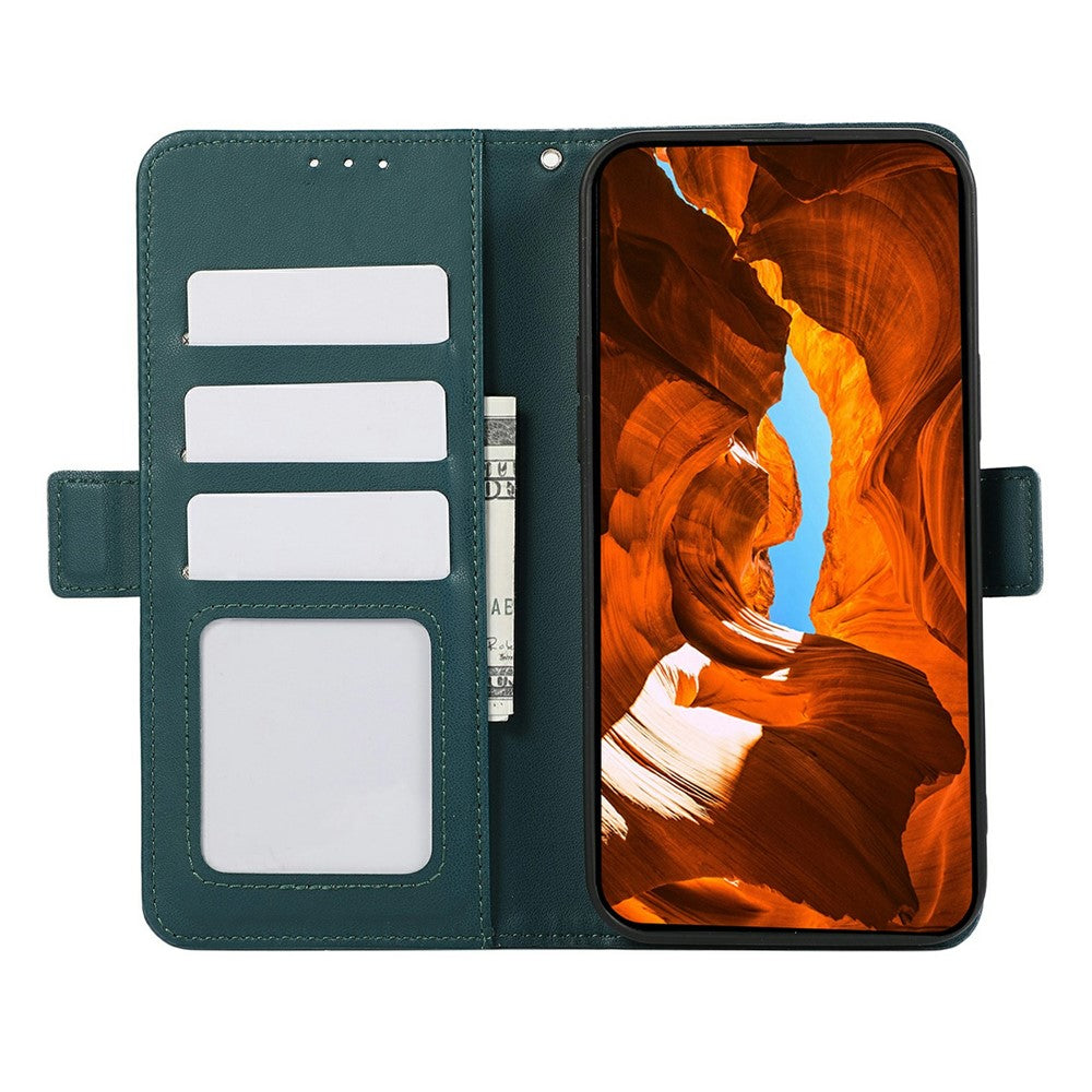 ABEEL For Xiaomi Redmi Note 15 Pro 4G (Global) Case Leather Phone Cover with RFID Blocking Wallet - Green
