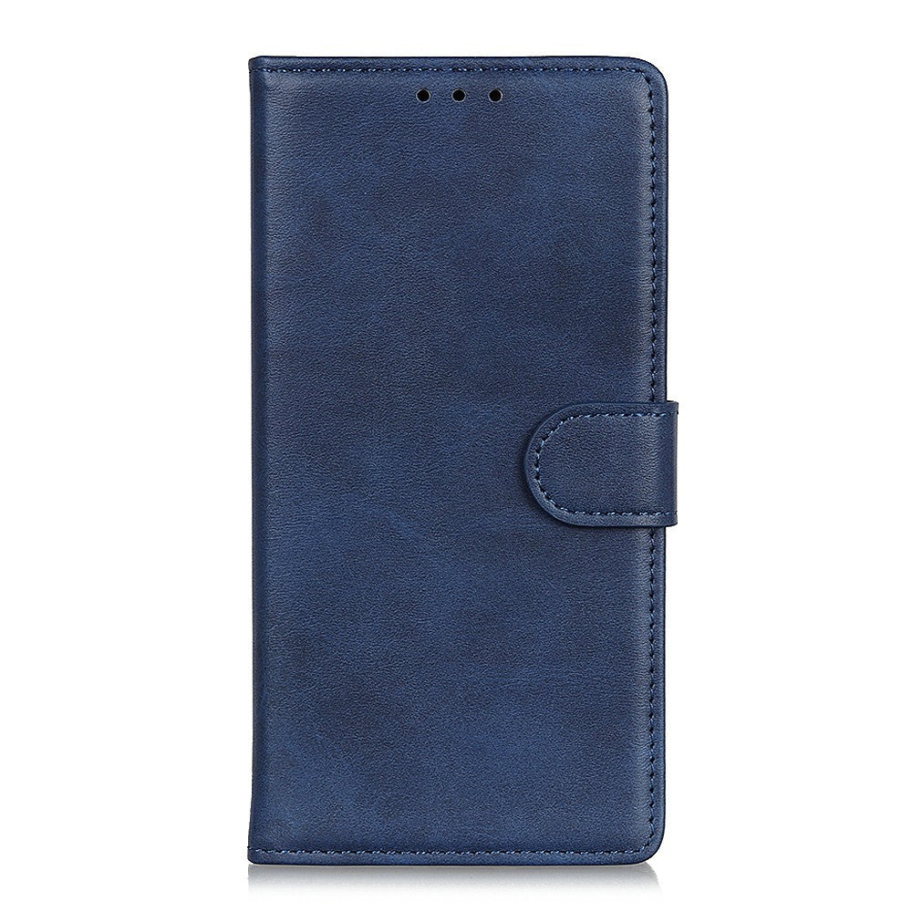 For Xiaomi Redmi Note 15 Pro 4G (Global) Case Cowhide Texture Leather Wallet Stand Phone Cover - Blue