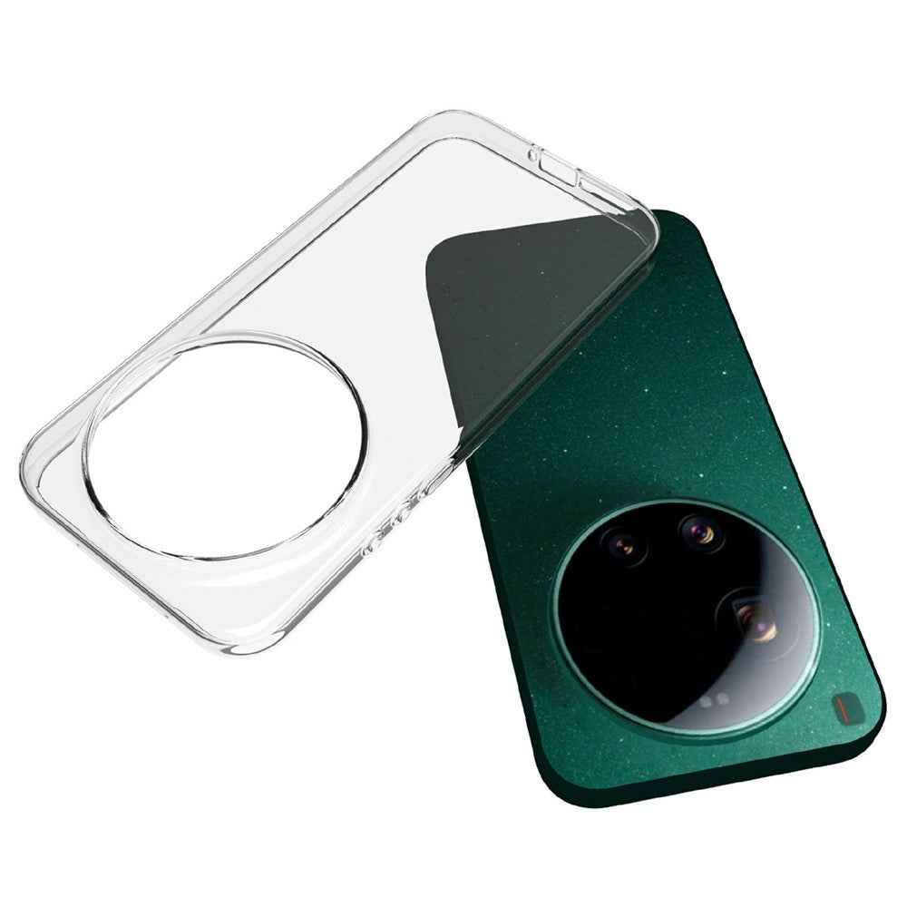 For Xiaomi 17 Ultra 5G Case Watermark Resistant TPU Phone Back Cover - Transparent