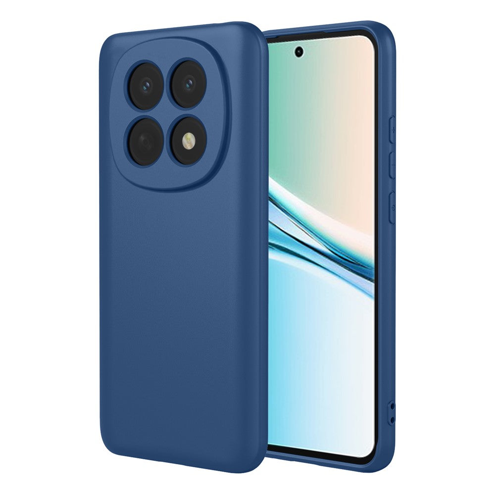 For Xiaomi Redmi Note 15 5G (Global)  /  Poco M8 5G Case Liquid Silicone Feel Soft TPU Protective Phone Cover - Blue