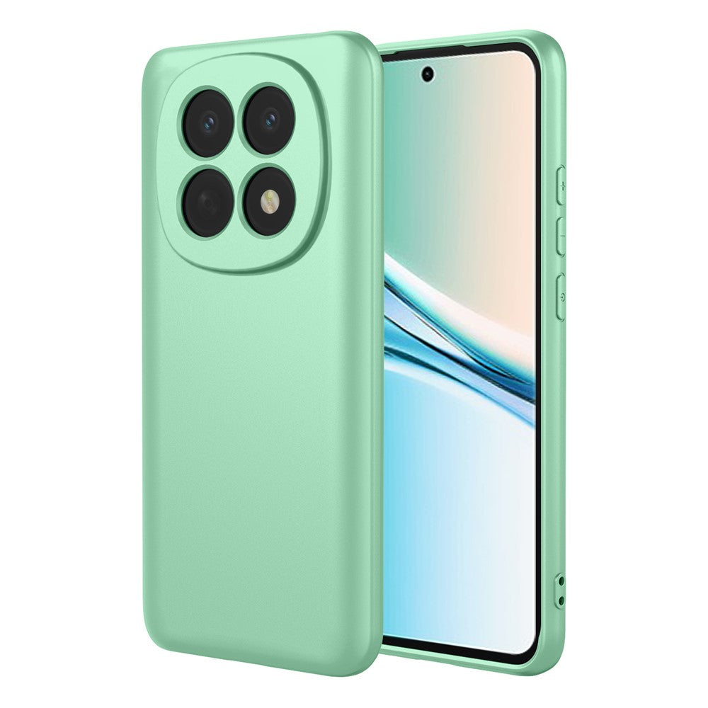 For Xiaomi Redmi Note 15 5G (Global)  /  Poco M8 5G Case Liquid Silicone Feel Soft TPU Protective Phone Cover - Matcha Green